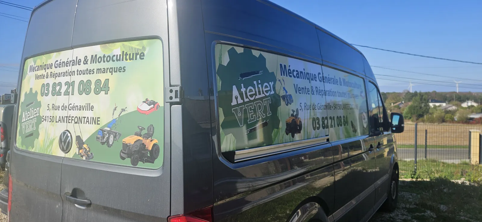 Le camion Atelier Vert